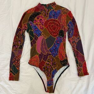 FARM Rio Patterned Bodysuit